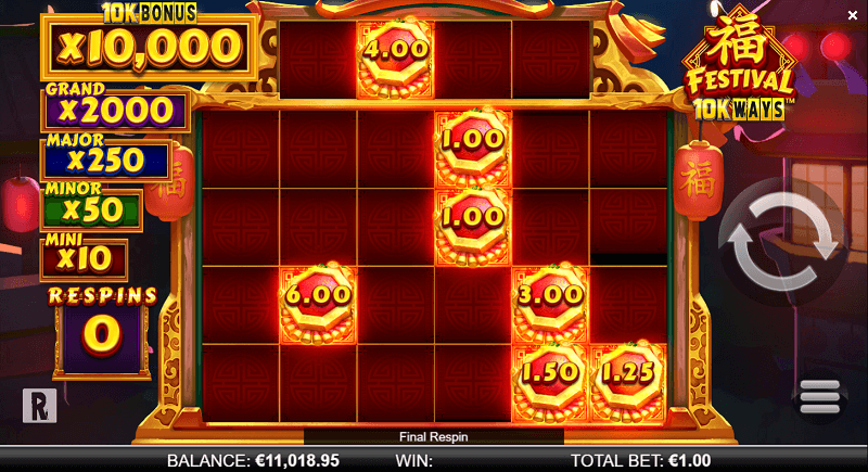 zarabiaj Festival Play Casino bonus reload