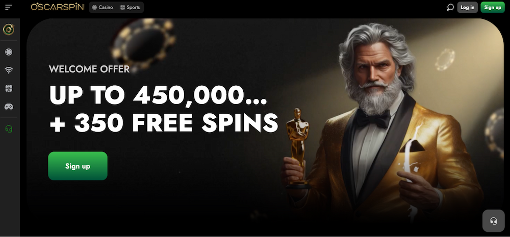 certified Oscar Spin Casino monthly bonus advertisement in Australia